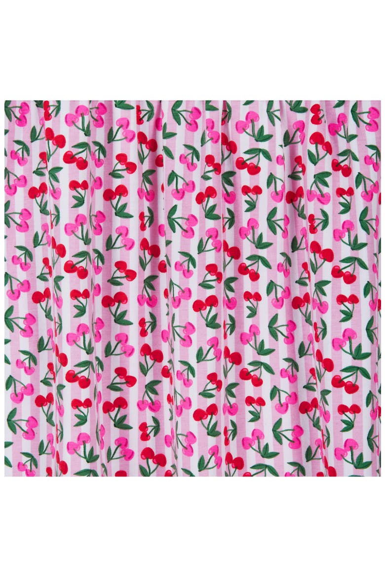 Kids' Cherry Print Dress, Alternate, color, PINK MULTI
