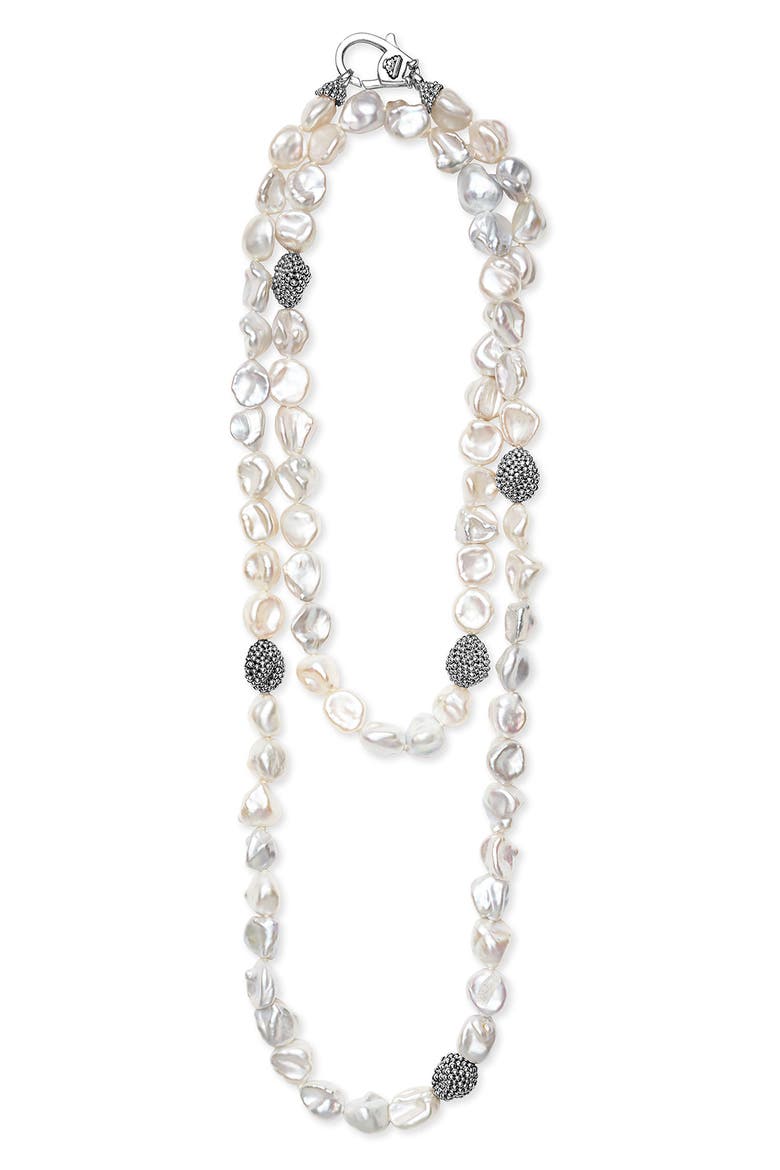 Luna Keshi Pearl Nugget Long Necklace video