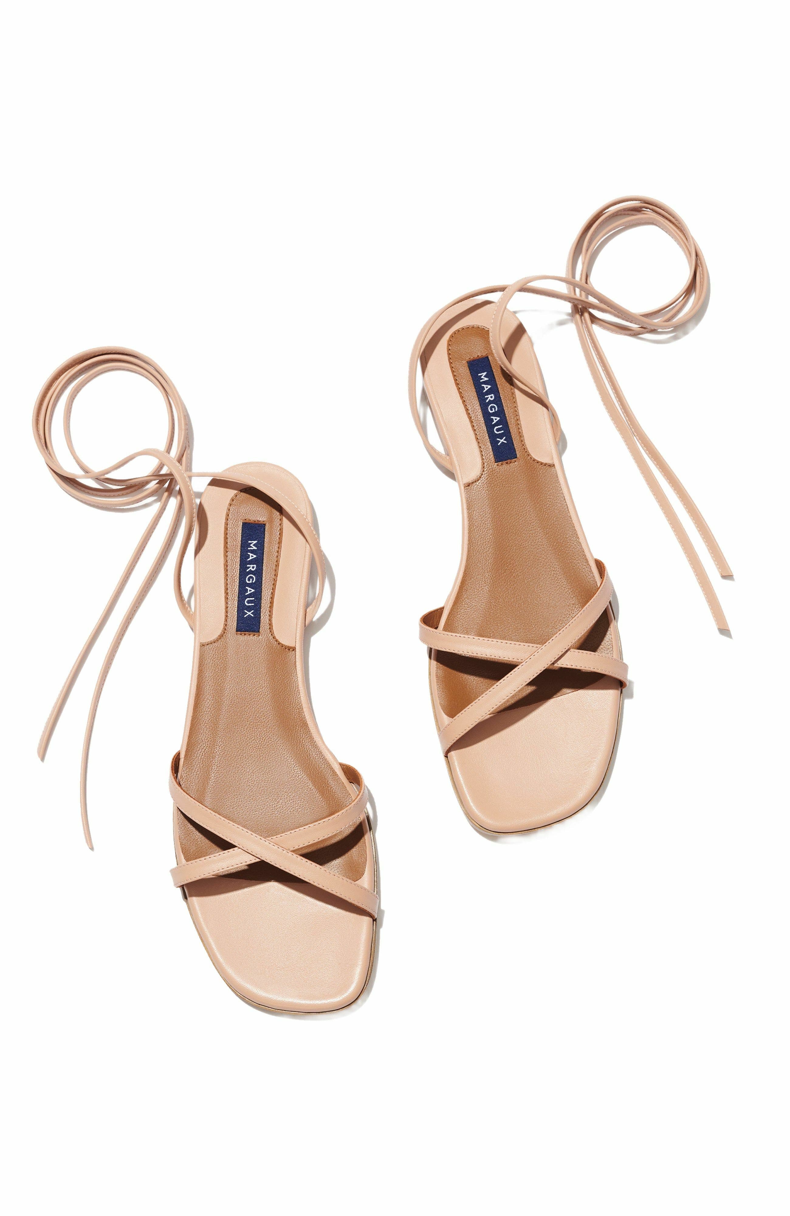 The Wrap Sandal, Alternate, color, Rose