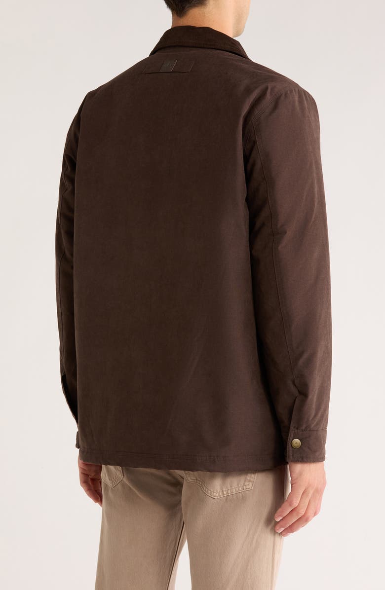 Rainforest Insulated Barn Jacket, Alternate, color, Chocolate