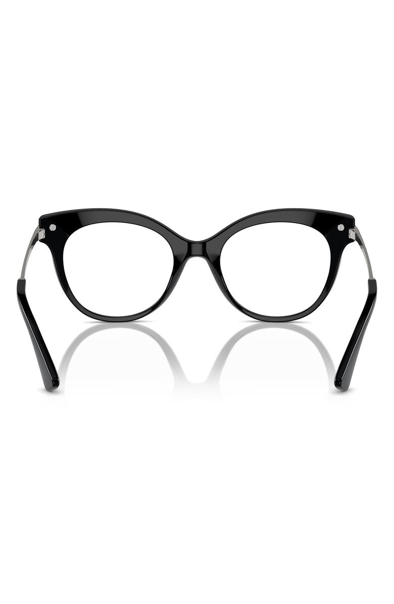 Dolce&Gabbana 52mm Butterfly Optical Glasses, Alternate, color, 
