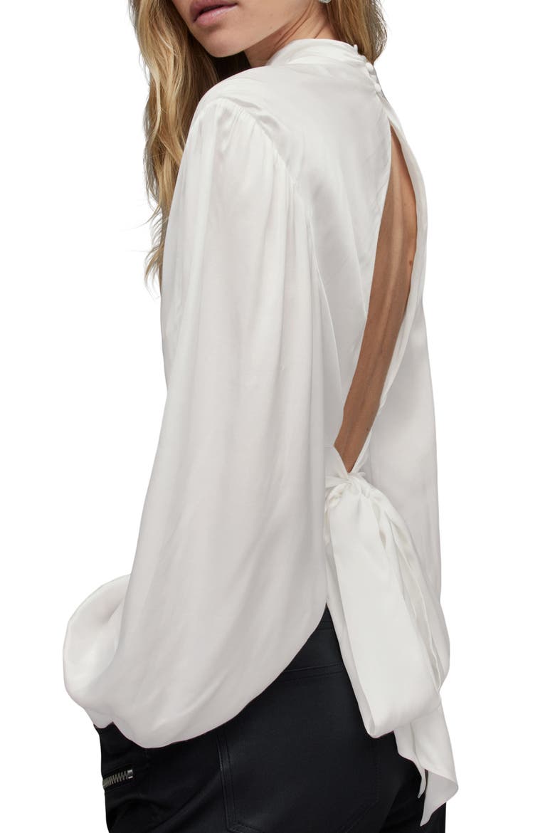 Ilarya Long Sleeve Bodysuit, Alternate, color, OPTIC WHITE