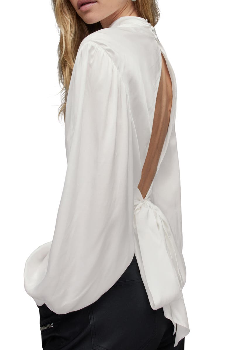 AllSaints Ilarya Long Sleeve Bodysuit, Alternate, color,