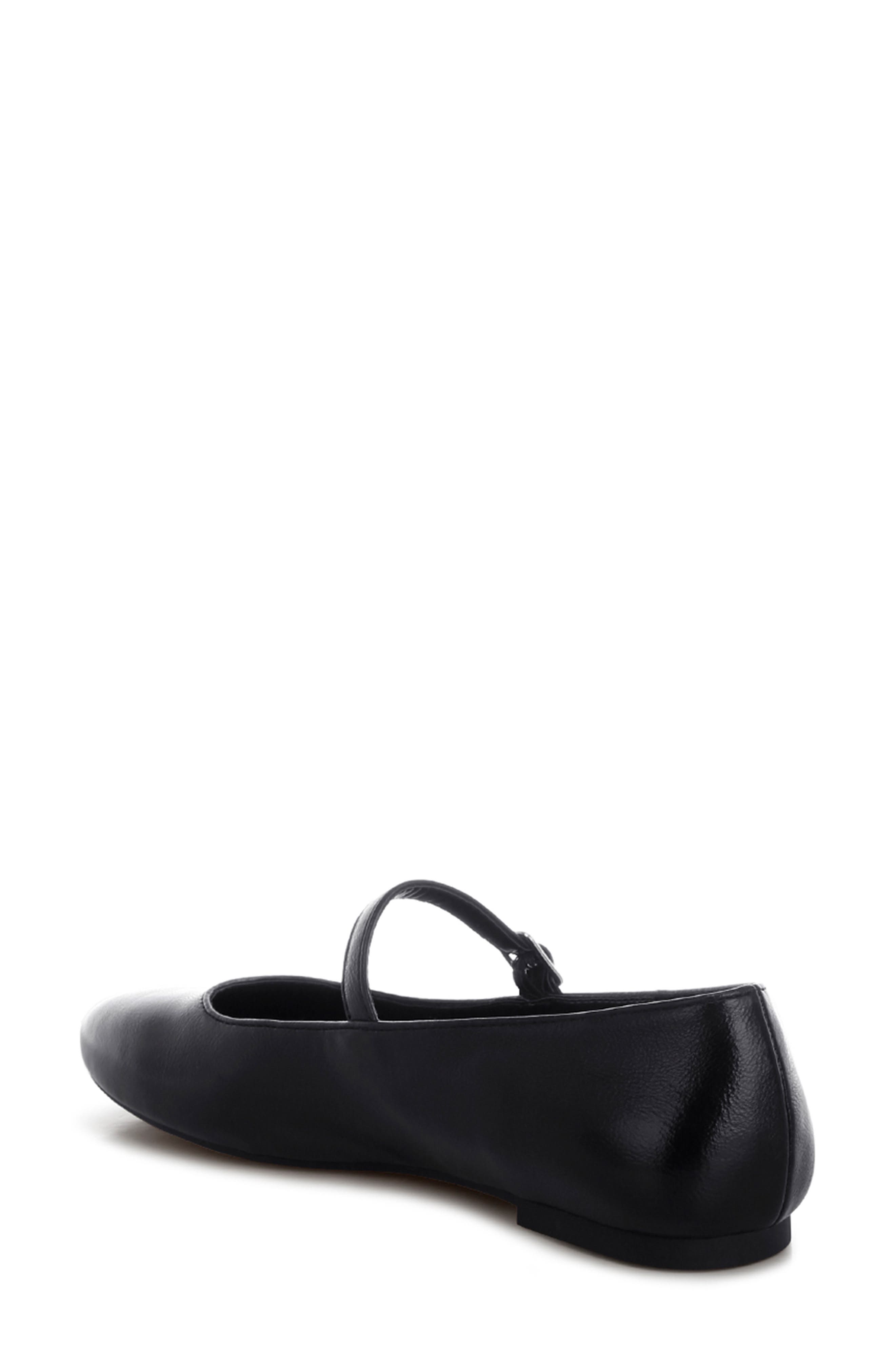 Humbal Mary Jane Flat, Alternate, color, BLACK