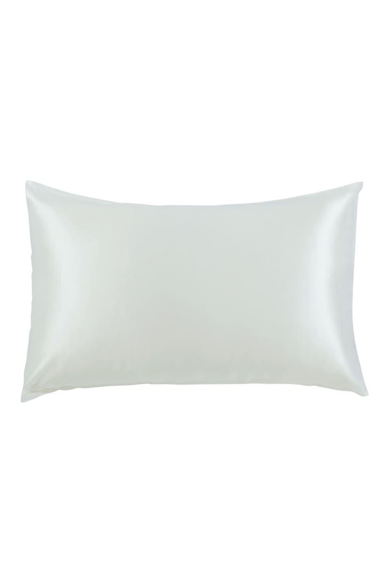 100% Pure Mulberry Silk Pillow Case, Main, color, IVORY