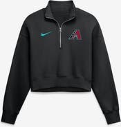 Nike Women's Nike Black Arizona Diamondbacks Primetime Phoenix Fleece Half-Zip Sweatshirt