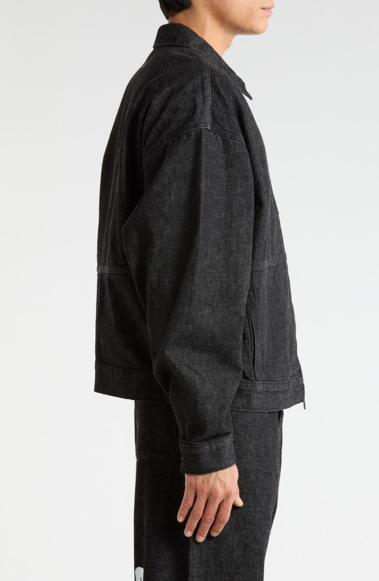 Fear of God Essentials Denim Work Jacket, Alternate, color, Vintage Black