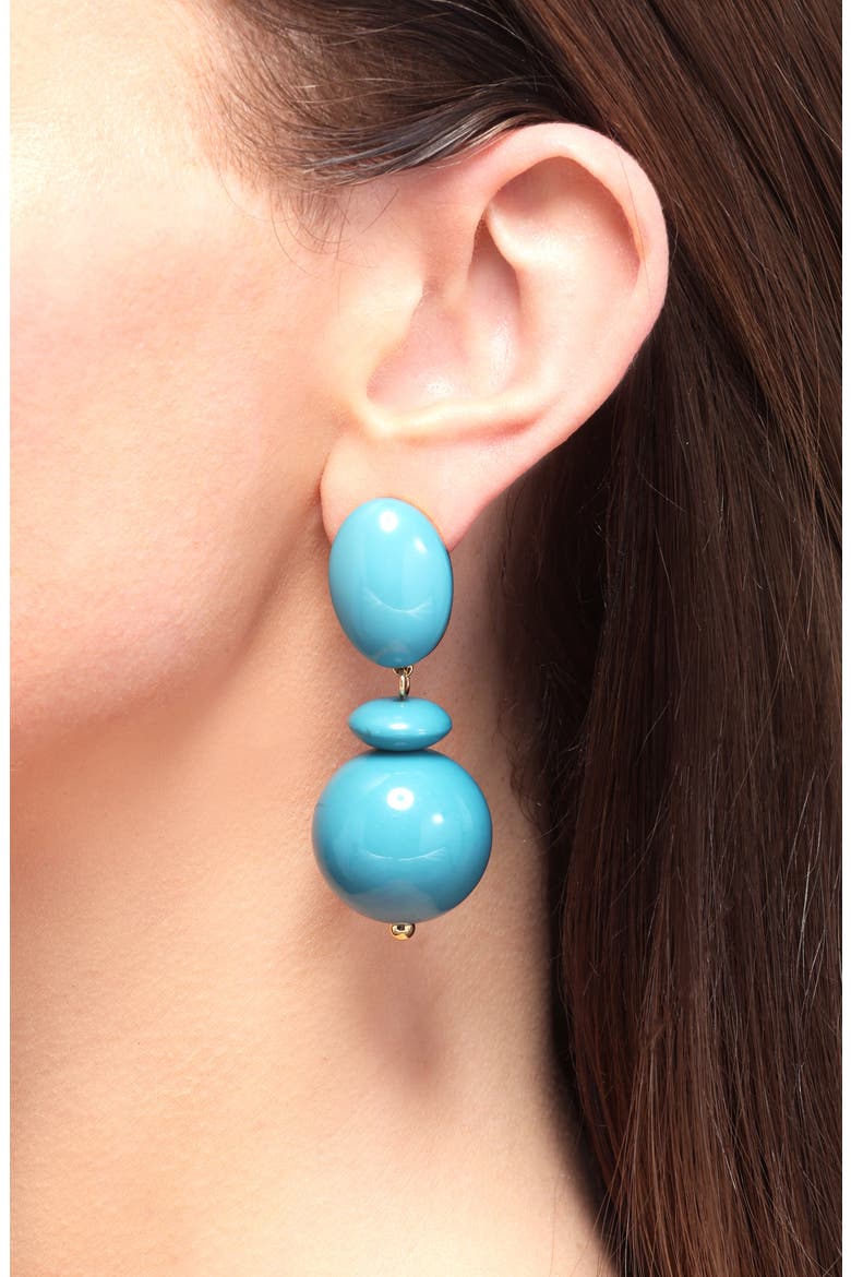 Aventura Beaded Drop Earrings, Alternate, color, TURQUOISE