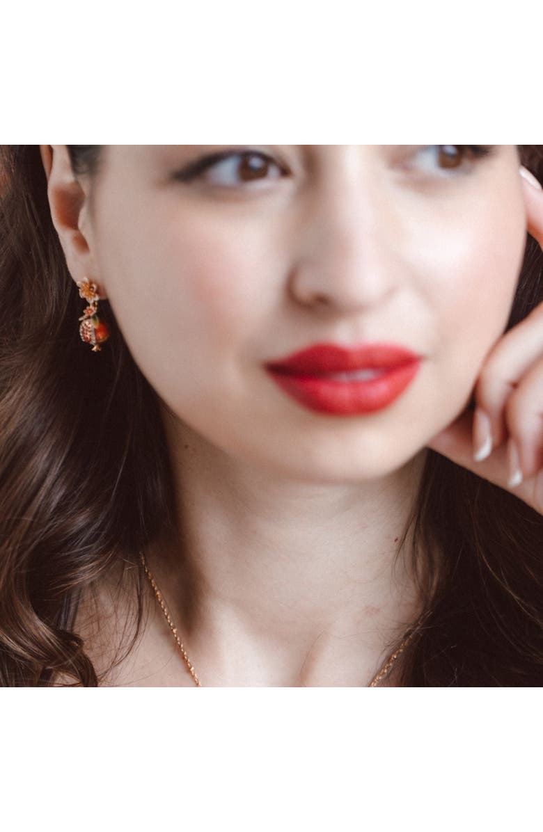 Bill Skinner Studio Pomegranate Drop Earrings, Alternate, color, Pomegranate