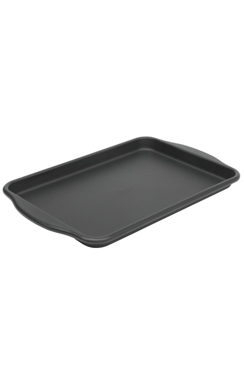 OSTER Teston Platinum Collection 18x15 Inch Nonstick Carbon Steel Cookie Sheet, Main, color, Black
