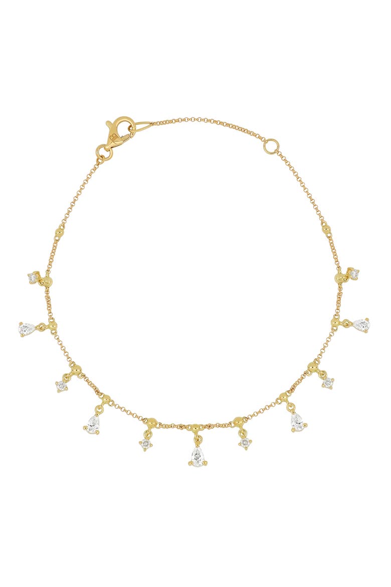 Mykonos Diamond Line Bracelet, Main, color, 18K YELLOW GOLD