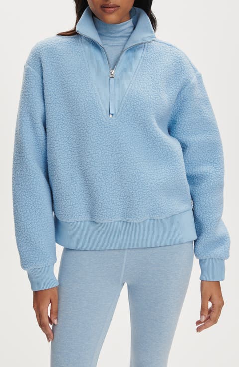 Jaylin High Pile Fleece Half-Zip Pullover
