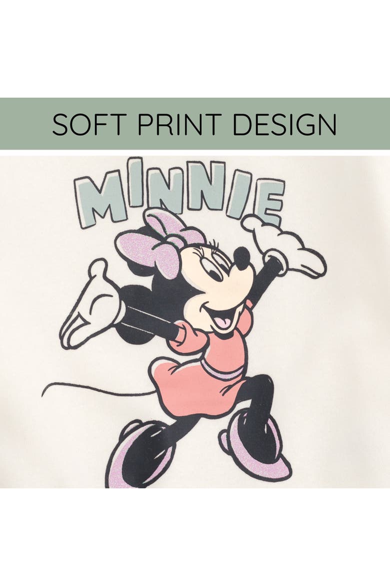 Minnie Mouse Fleece Sweatshirt and Pants Set, Alternate, color, Minnie Tusk Aqua