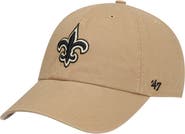 '47 Men's '47 Khaki New Orleans Saints Secondary Clean Up Adjustable Hat