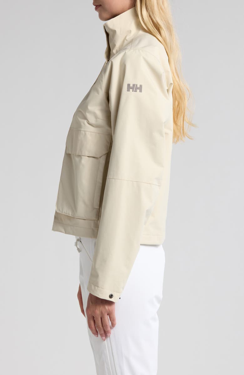Helly Hansen Escape Utility Waterproof Jacket, Alternate, color, 034 Cream