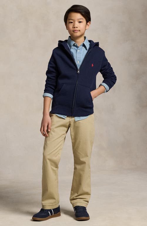 Polo Ralph Lauren Full Zip Hoodie Teens In Blue