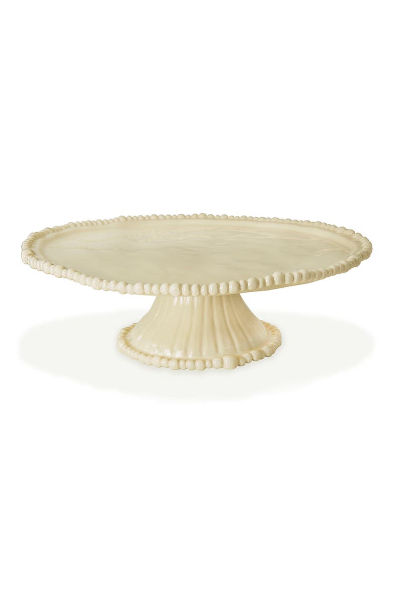 Vida Alegria Cake Stand, Main, color, BUTTER