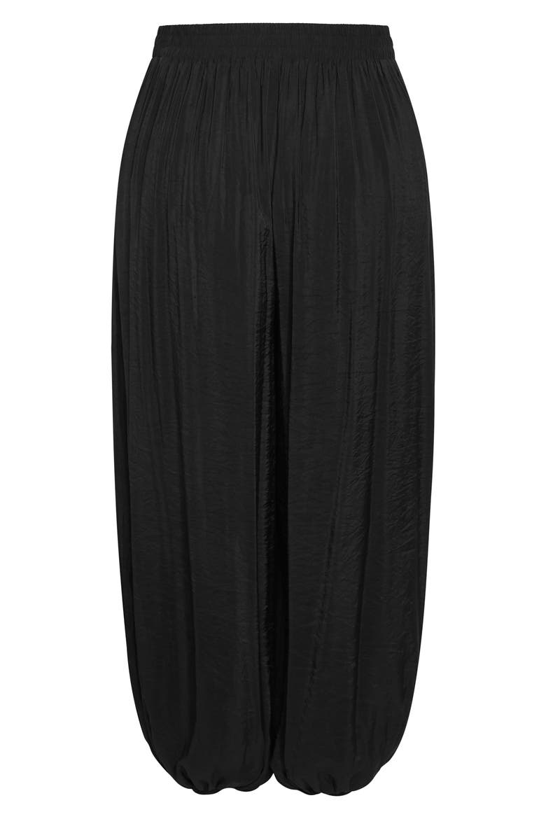 Flow Wide Leg Pleated Pants, Alternate, color, BLACK