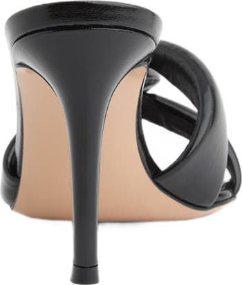【送料&関税込】Gianvito Rossi amour Mules Gianvito Rossi 85mm Amour Mules | Gold | FARFETCH