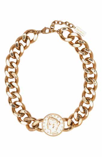Corte Oversize Curb Chain Collar Necklace