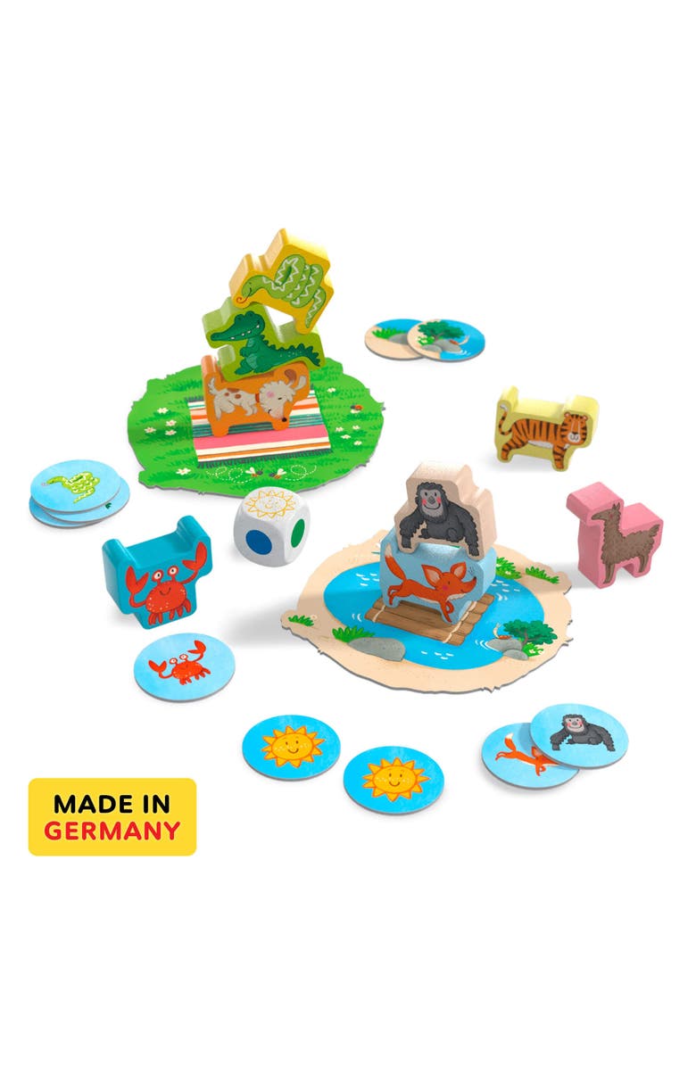 HABA My Very First Games - Animal Upon Animal Junior Toddler Stacking Game for Preschool Learning Activities & Fun Family Games for Ages 2+, Alternate, color, Multi