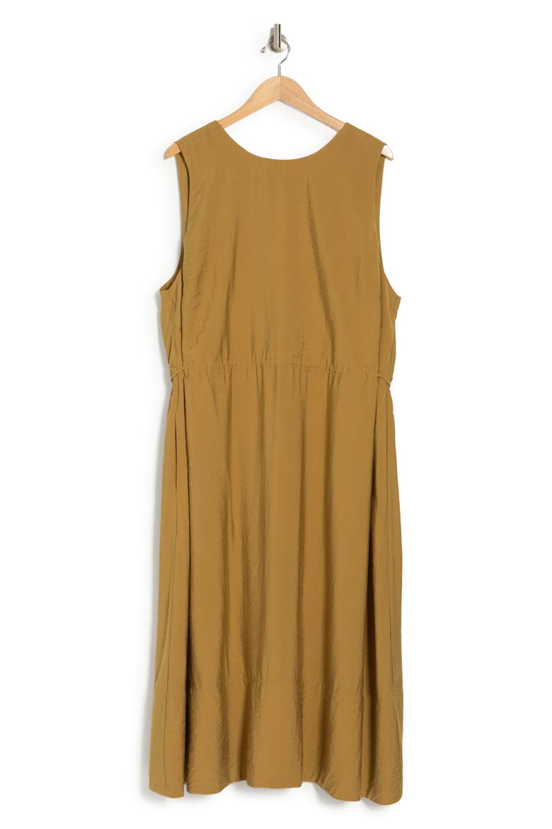 Sleeveless Dress, Alternate, color, MOSSWOOD