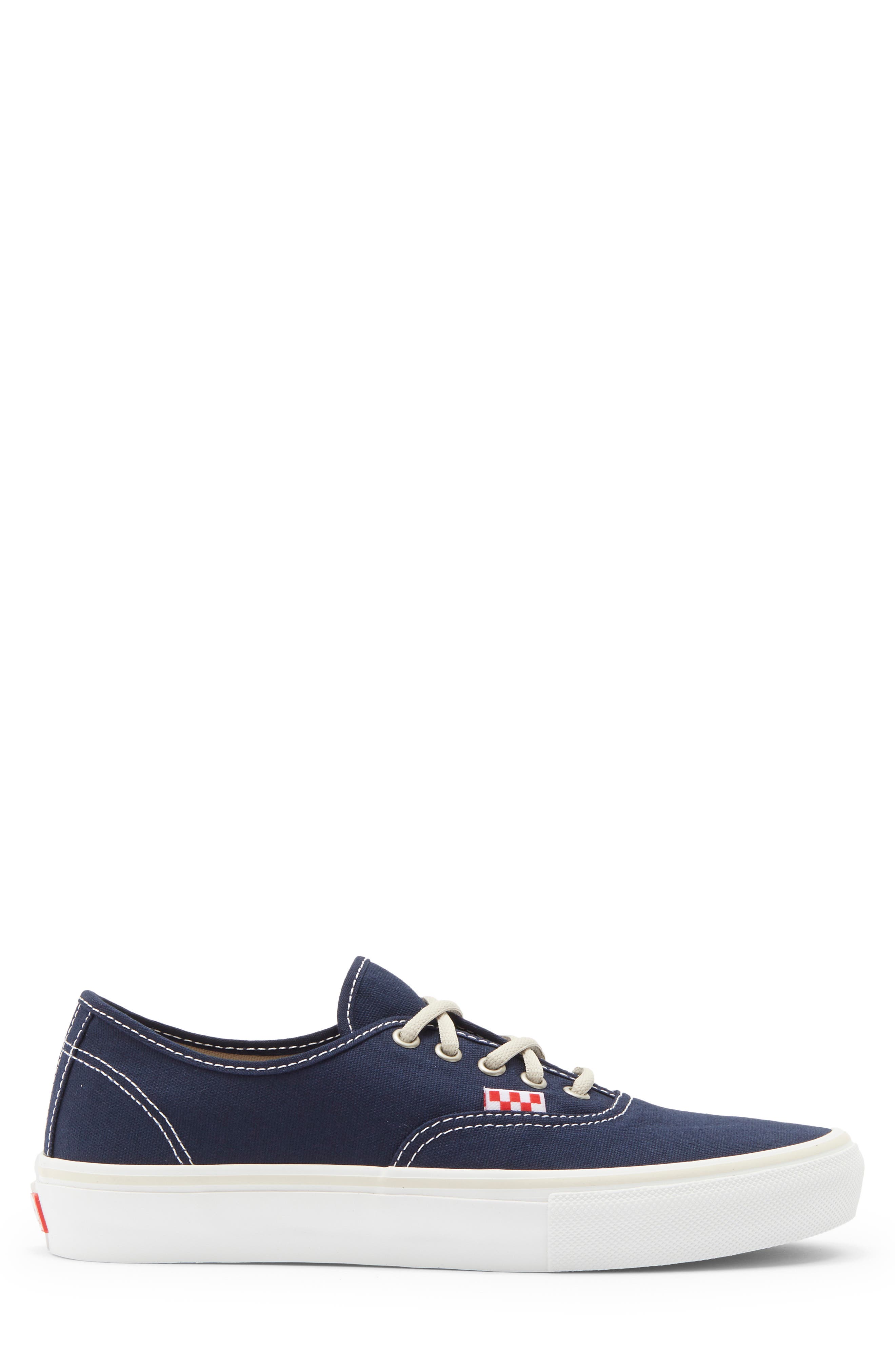 Skate Authentic Sneaker, Alternate, color, NAVY/TURTLE DOV
