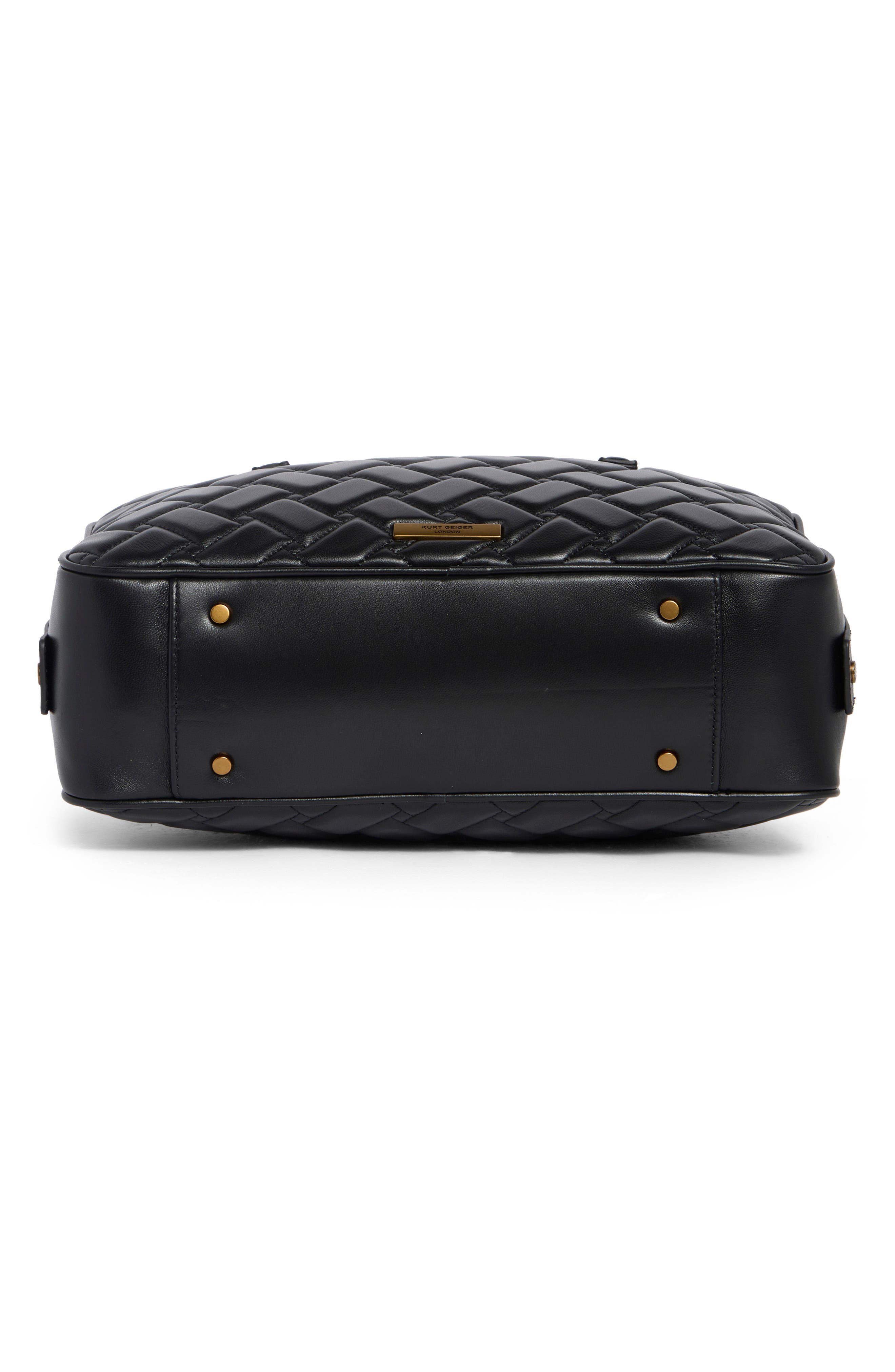 Large Kensington Barrel Bag, Alternate, color, BLACK