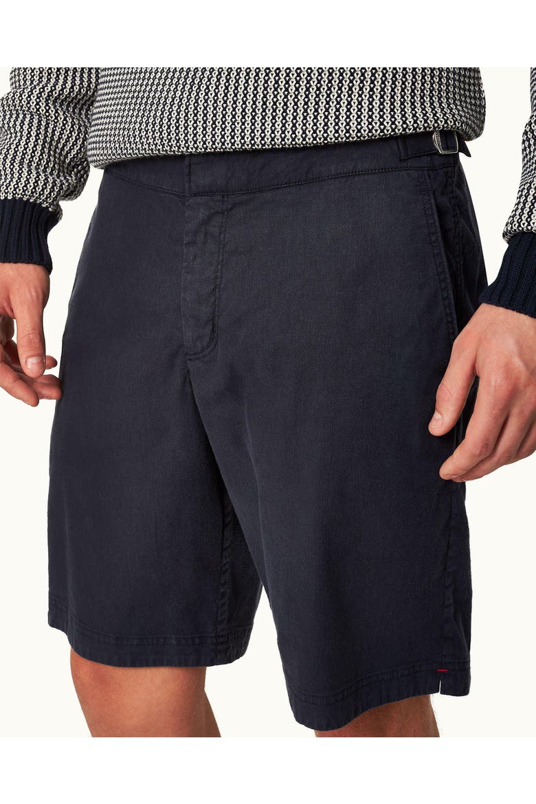 Dane Garment Dye Tailored-Fit Shorts, Alternate, color, NIGHT IRIS
