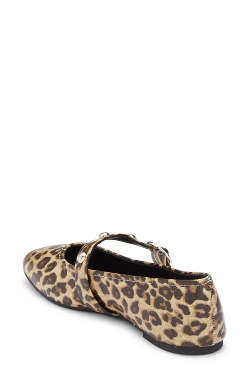 Reaction Kenneth Cole Maxi Studded Mary Jane Flat In Brown