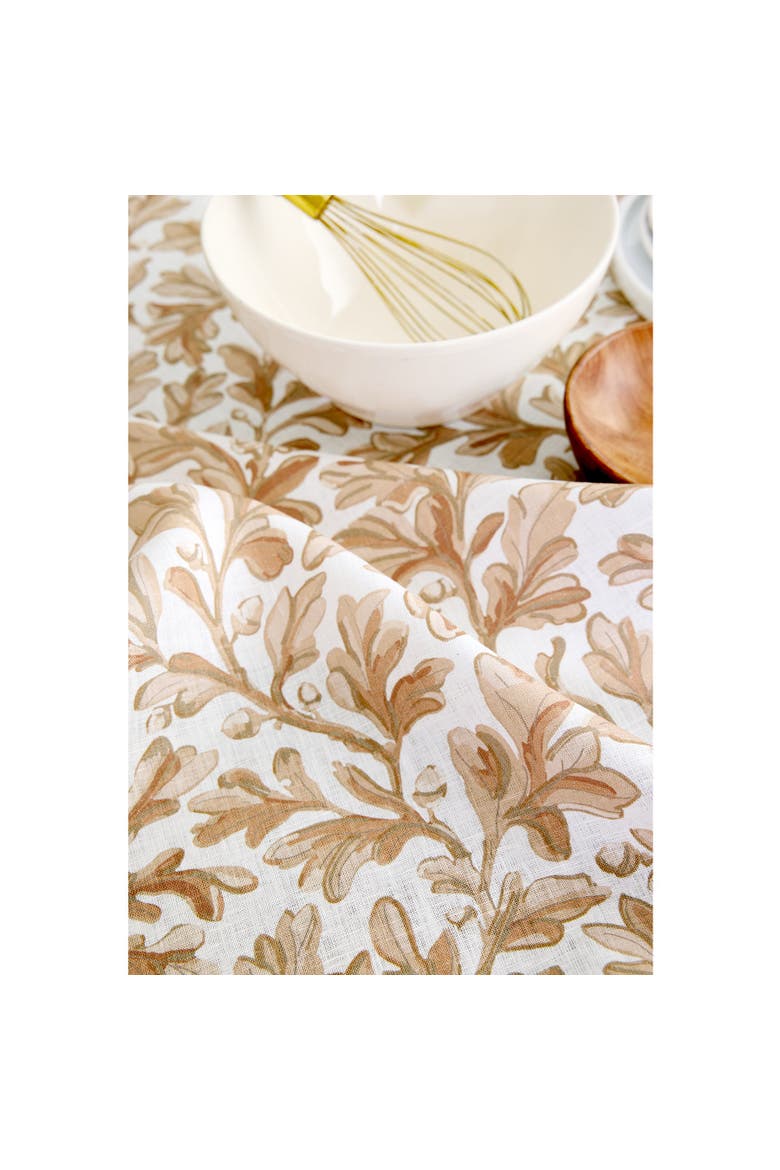 Linen Placemats Set of 4, 14 x 19" - Fallen Leaves, Alternate, color, Autumn