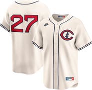 Nike Men's Nike Seiya Suzuki Cream Chicago Cubs Throwback Cooperstown Collection Limited Jersey