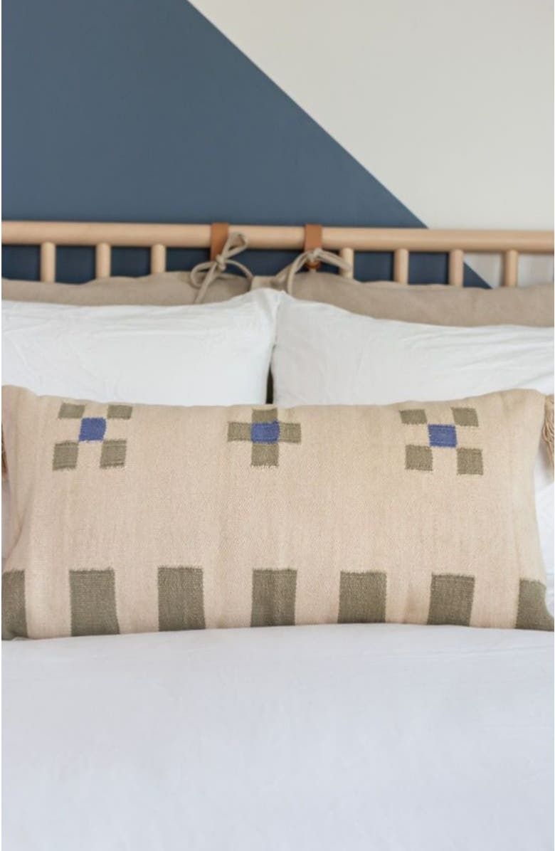 Bit of Meraki Maira Throw Pillow - Cover, Alternate, color, Natural