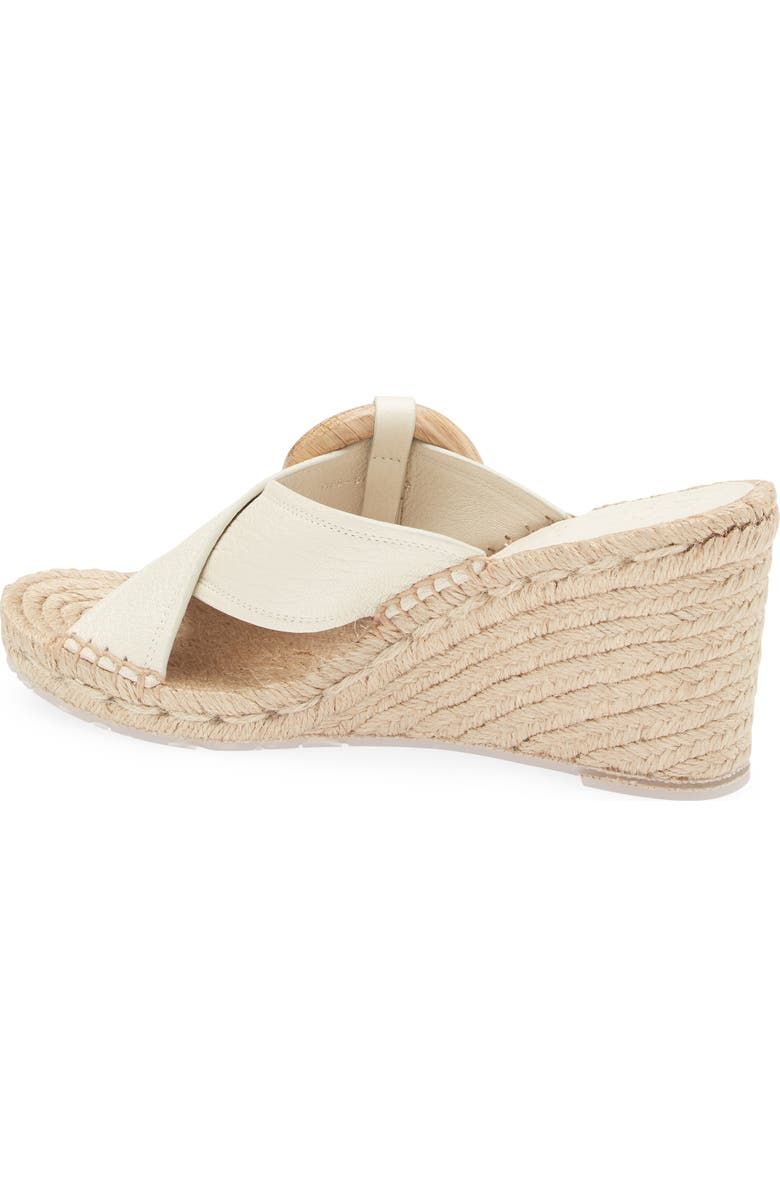 Pedro Garcia Orys Wedge Sandal, Alternate, color, Ivory Petitgrain-Oak