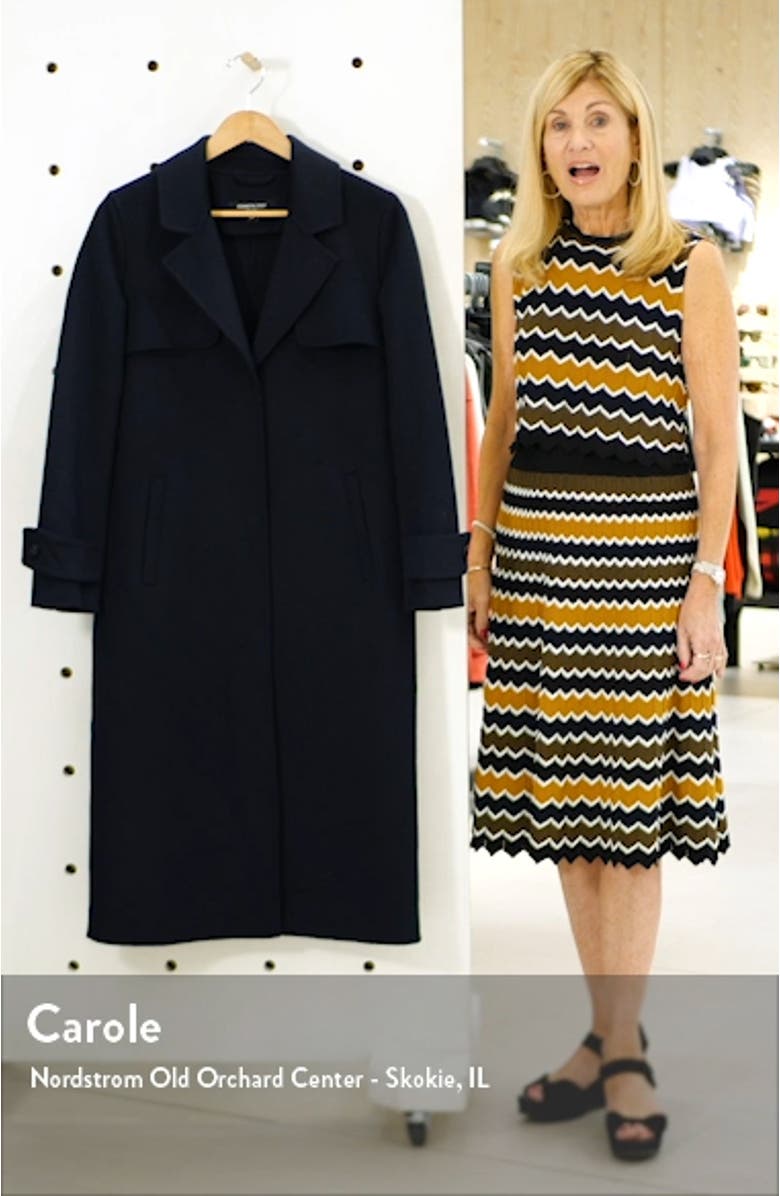 Double Face Wool Blend Coat, sales video thumbnail