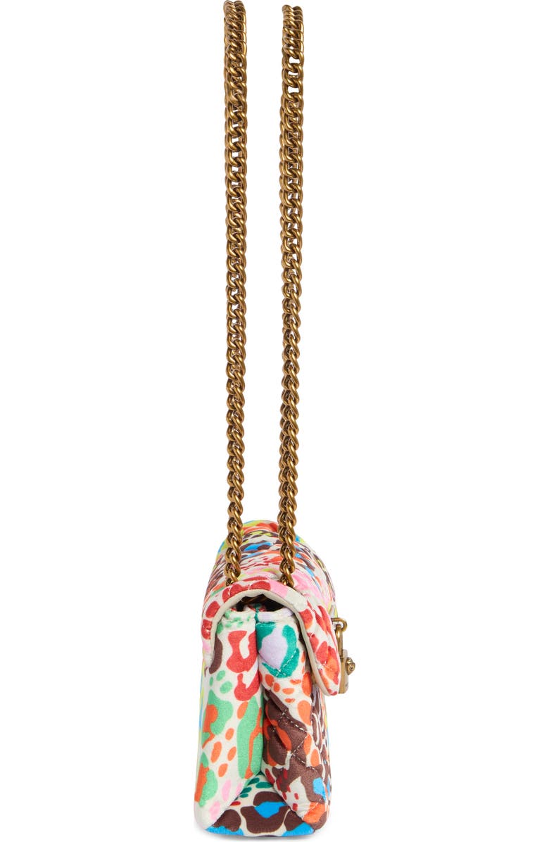 Kurt Geiger London Velvet Mini Brixton Crossbody Bag, Alternate, color, Open White