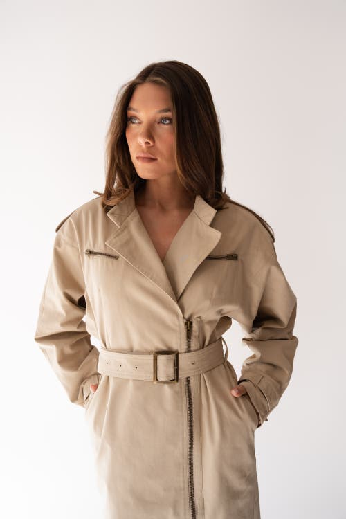 Shani X By Tess Fabienne Jacket In Neutral