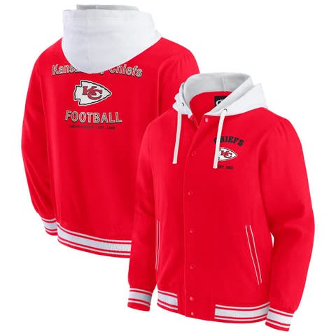 Men
s Darius Rucker Collection by Fanatics Red Kansas City Chiefs Full-Snap Hoodie Jacket