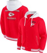 Darius Rucker Collection by Fanatics Men's Darius Rucker Collection by Fanatics Red Kansas City Chiefs Full-Snap Hoodie Jacket
