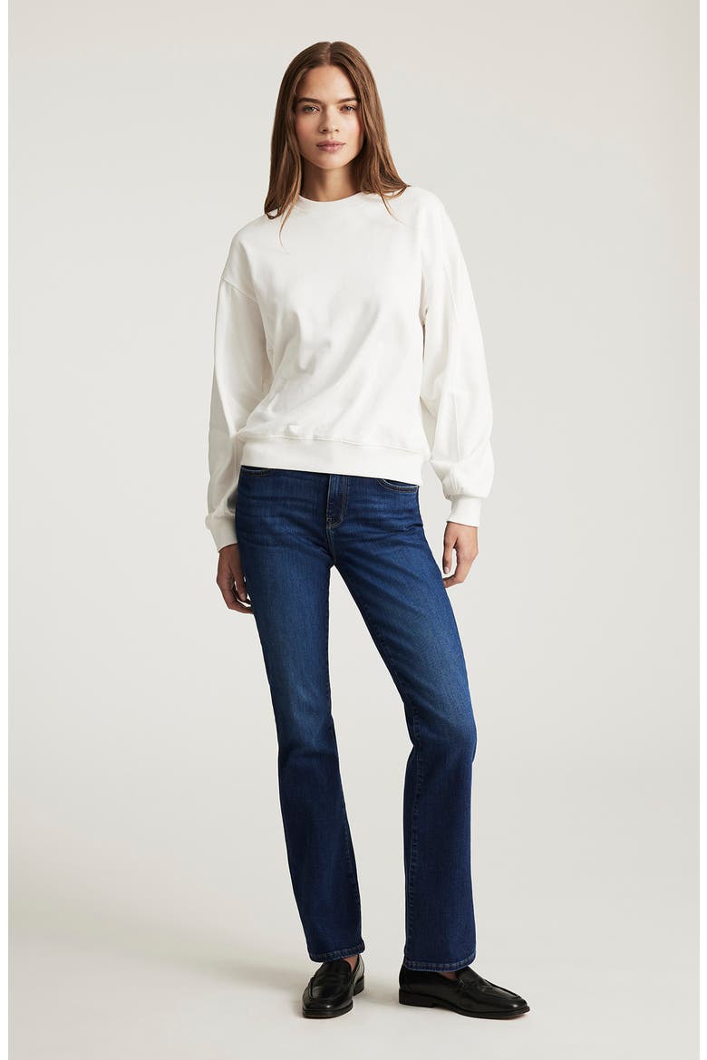 Cotton Sweatshirt, Alternate, color, ANTIQUE WHITE