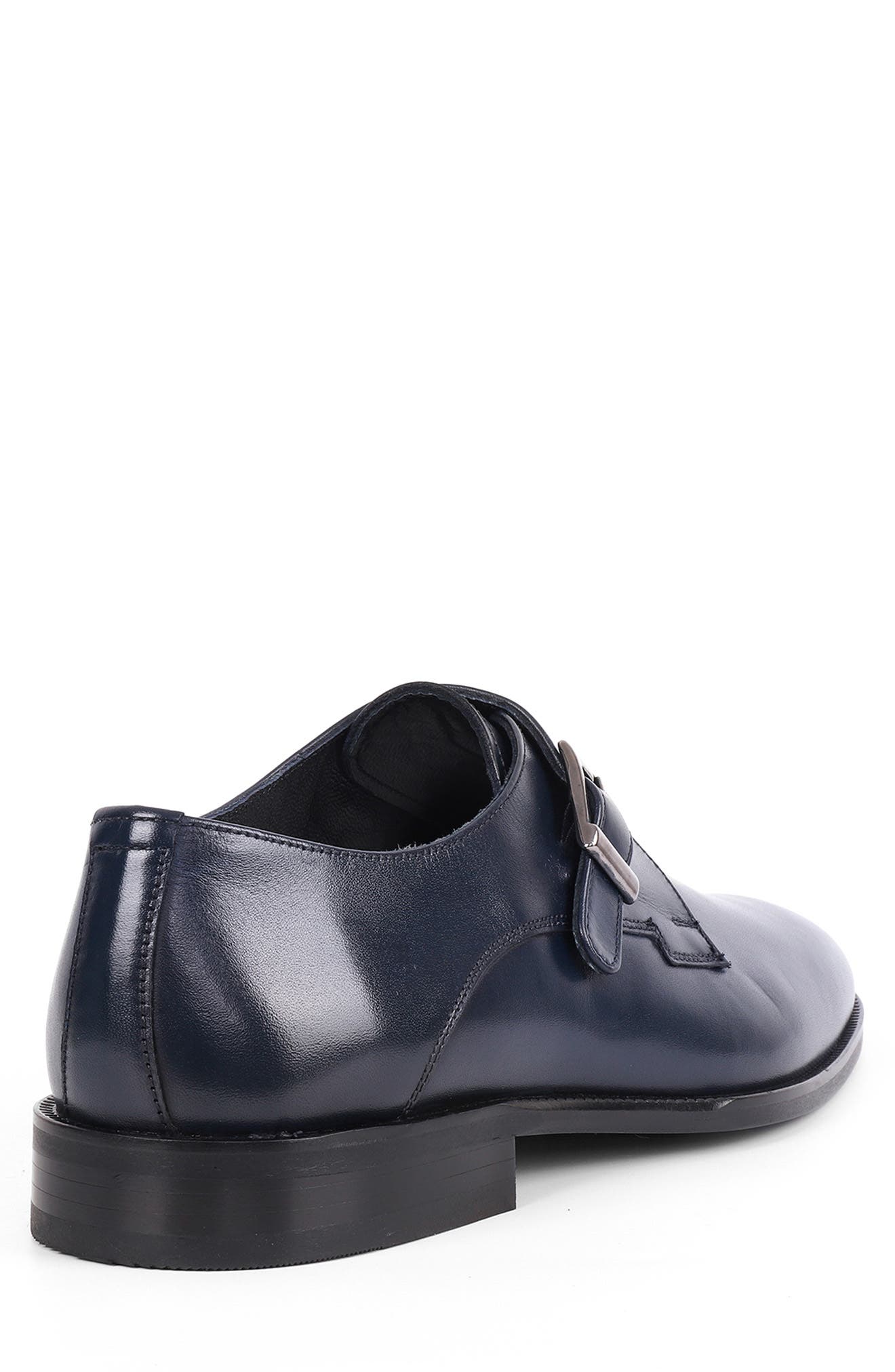 VELLAPAIS Macnolia Monk Shoe, Alternate, color, Navy Blue