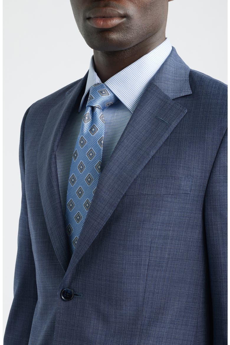 Flynn Classic Fit Blue Wool Suit, Alternate, color, MEDIUM BLUE