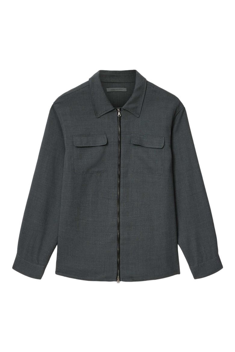 Julio Zip-Up Shirt Jacket, Alternate, color, CHARCOAL