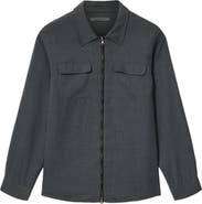 John Varvatos Julio Zip-Up Shirt Jacket