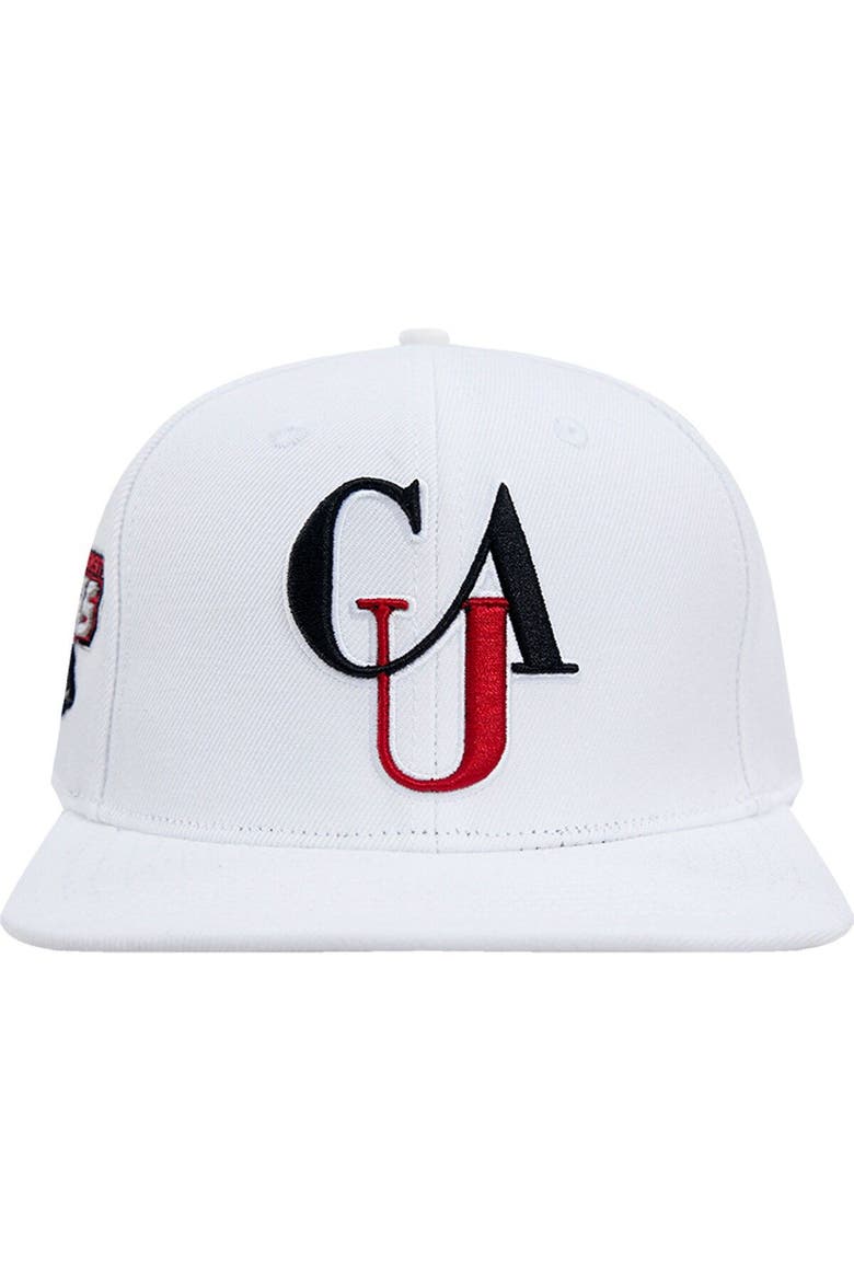 Men's Pro Standard White Clark Atlanta University Panthers  Evergreen Wool Snapback Hat, Alternate, color, White