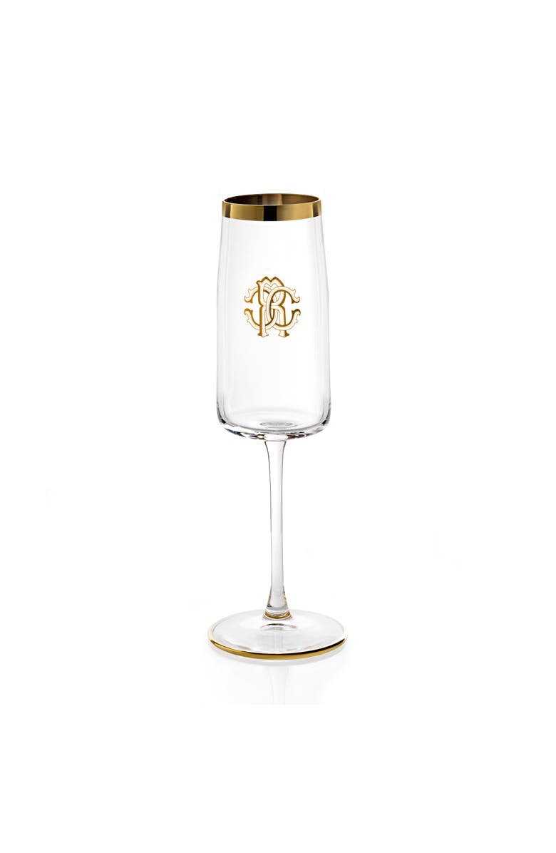 CAVALLI Classic Champagne Goblet, Alternate, color, Gold