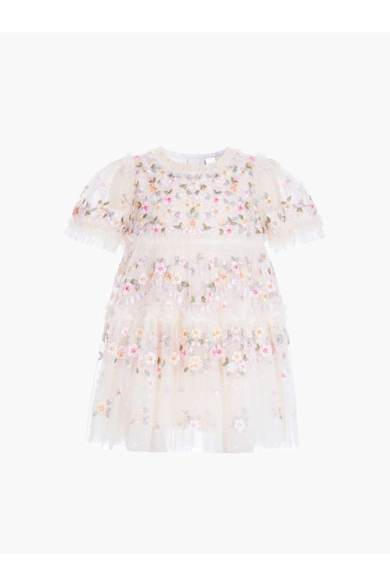 Garland Ribbon Baby DressBaby, Alternate, color, Cream/Multi