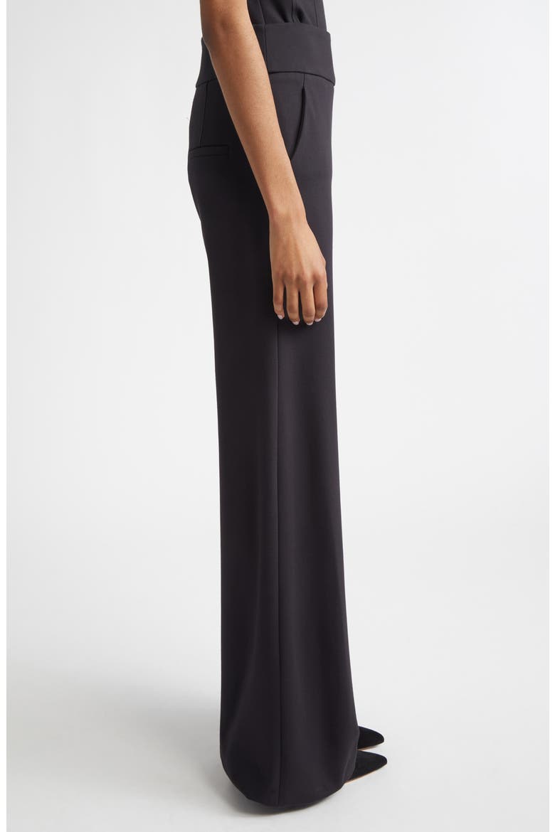 Kalinda High Waist Ponte Wide Leg Pants, Alternate, color, BLACK