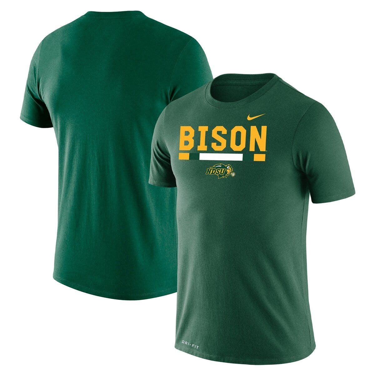 Nike Men's Nike Green NDSU Bison DNA Legend Performance T-Shirt (Men ...