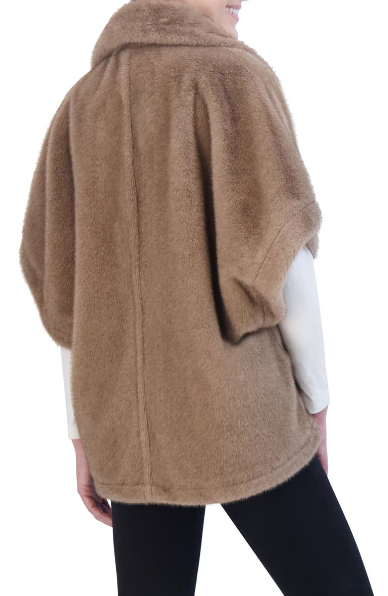 Rebecca Minkoff Faux Fur Capelet, Alternate, color, Taupe